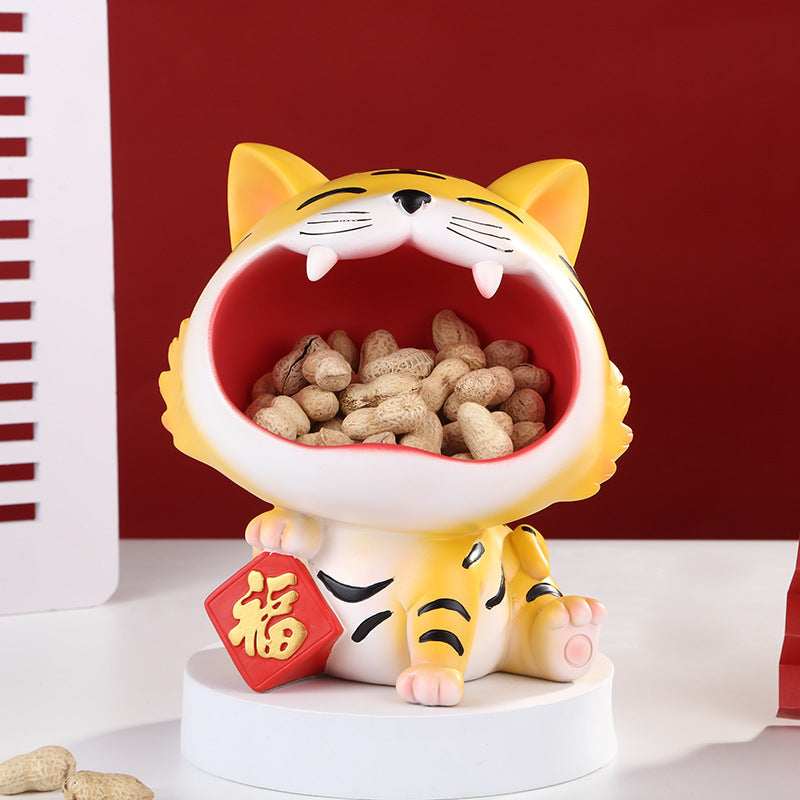 Creative And Cute Year Of The Tiger Lucky Storage Decoration