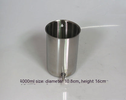 Barrel For Making Cleaning Tube Medical Hanging Stainless Steel Hanging Pot Holder Intestinal Flusher