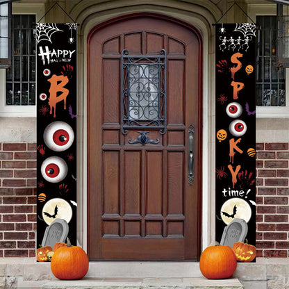 Halloween Curtain Hanging Banner Party Decoration
