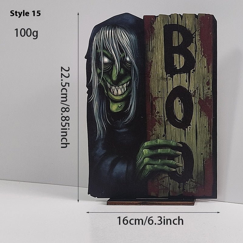 Wooden Retro Creative Decoration Halloween Decoration