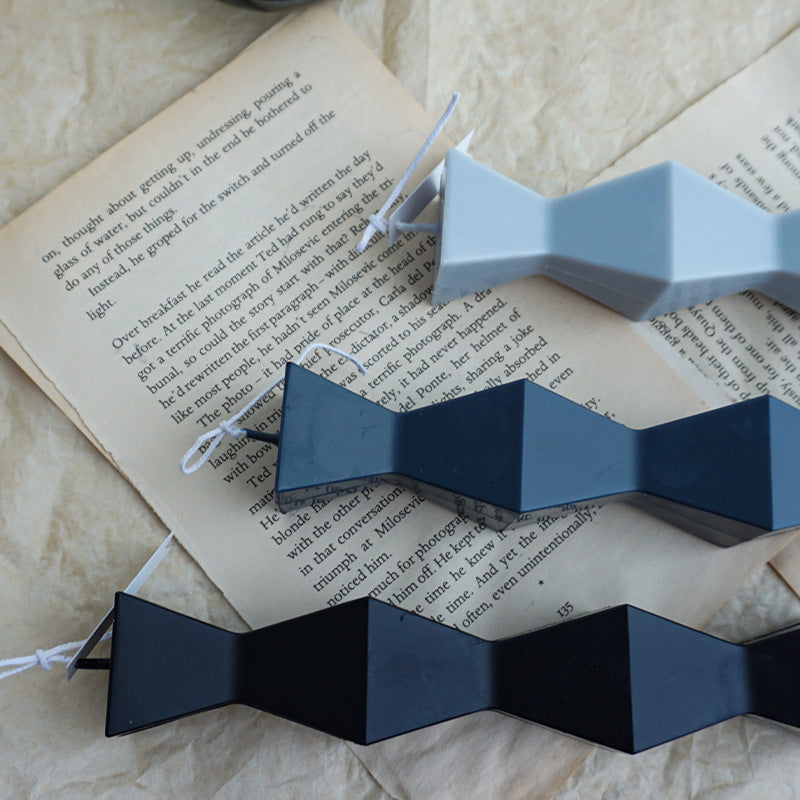 Geometric abstract candle stencil