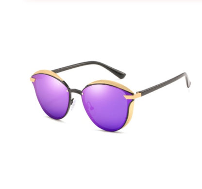Metal polarized casual glasses