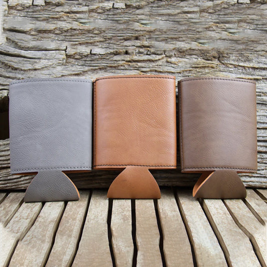 Beer Bottle Set Leather Beer Mug Sleeve