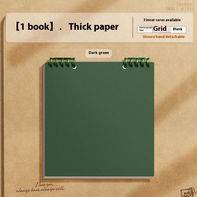 Simple Flip Up Detachable Chip Notebook