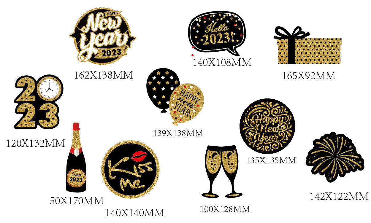 New Year Spiral Decoration Interior Party Decorations