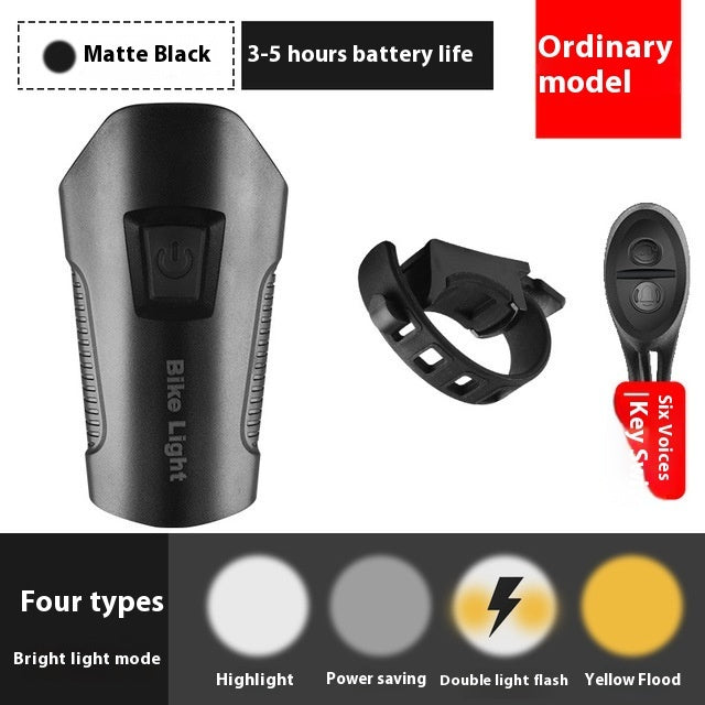 Bicycle Light Accessories USB Charging With Speaker Code Meter