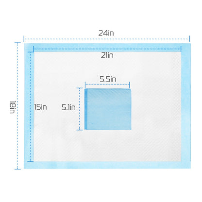 Dog Training Pads – 50 Pack