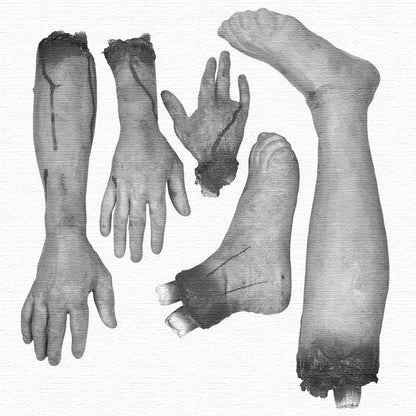 Halloween Broken Hand Horror Decoration Props Haunted House Bar Chamber Spoof Simulation