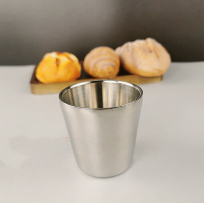 Stainless Steel Double Beer Mug Korean Style