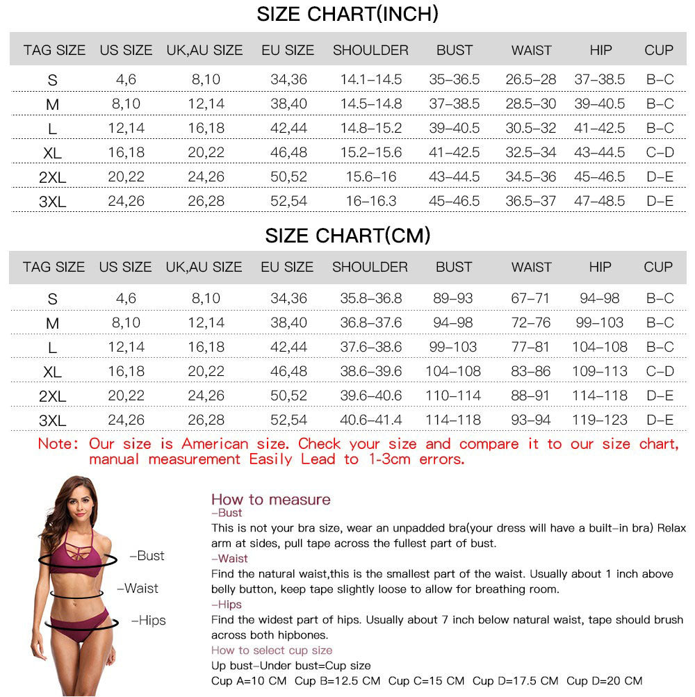 National Style Printed Women's Bikini Set