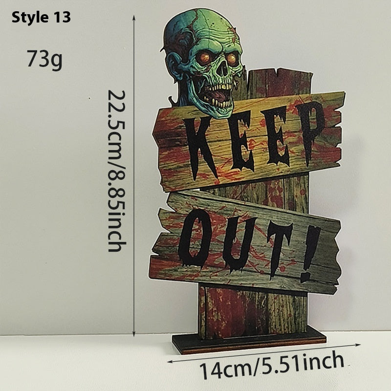 Wooden Retro Creative Decoration Halloween Decoration