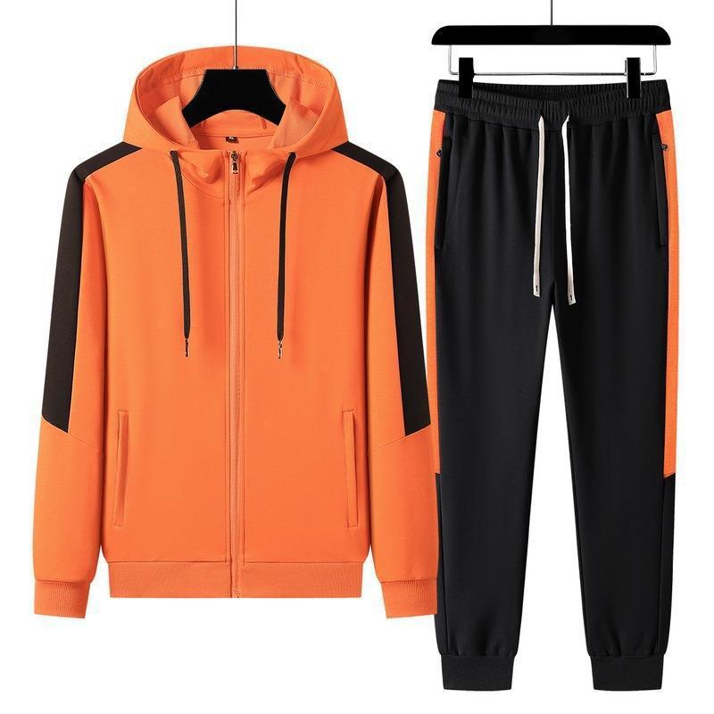 Morning Run Workout Autumn Men Leisure Set Hooded