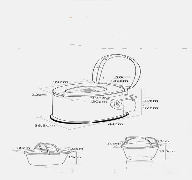 Mobile Toilet Elderly Pregnant Women Toilet Portable