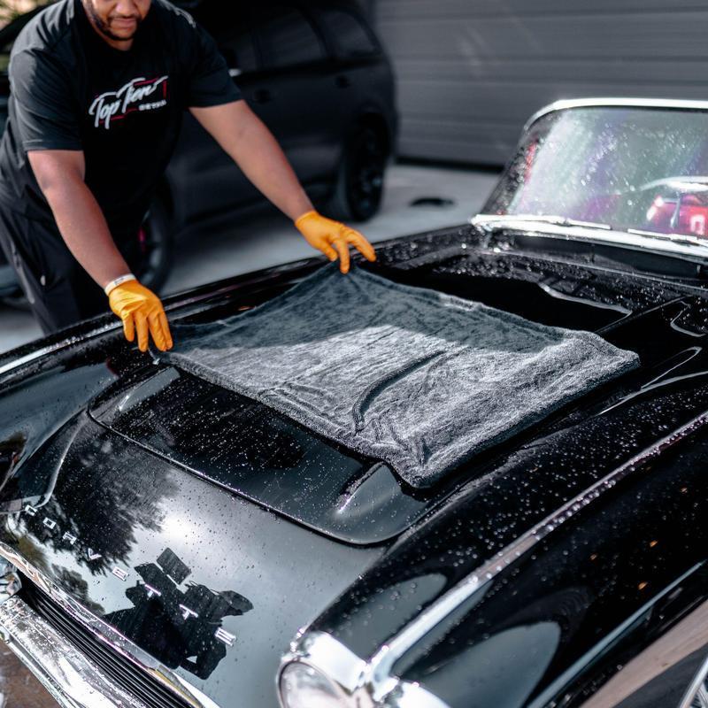 24x36in YISLU Drying Towel  - Super Absorbent Car Drying Towel, Woven With Twisted Microfiber, 1300 GSM High Quality Microfiber 70 30 Mixed Twisted Microfiber