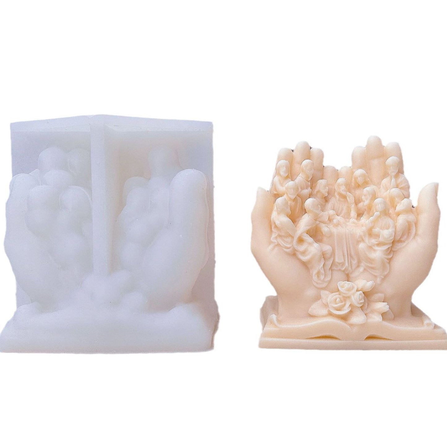 Household Cement Candle Silicone Mold