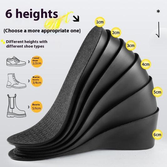 Invisible Height Increasing Insole Men's Not Tired Feet Do Not Collapse Inner Heightening Pad