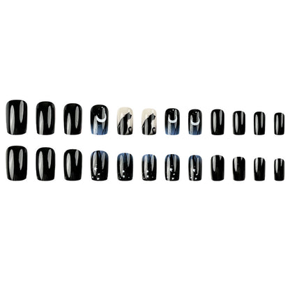 Cat Moon Fake Nails Removable Armor