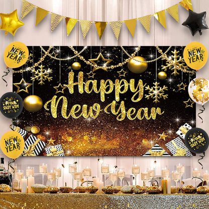 New Year Balloon Decoration 12-inch Round Latex