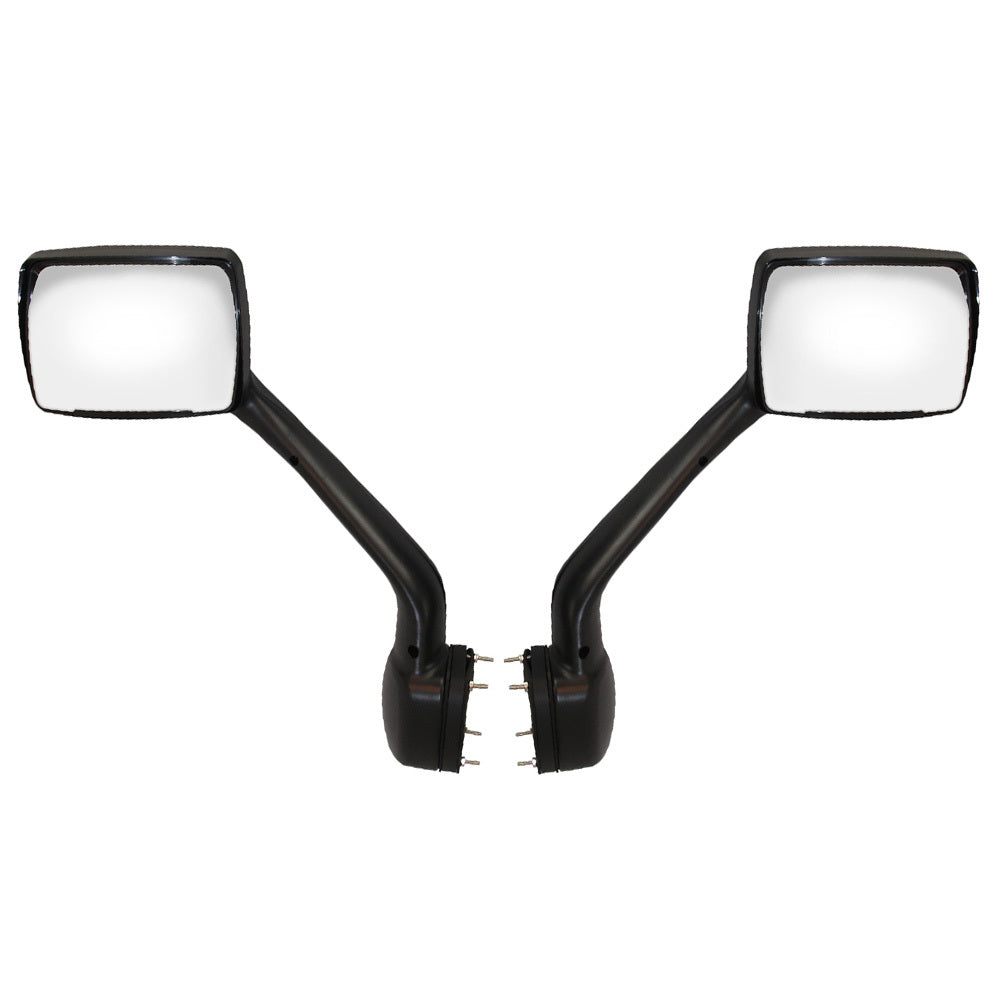 Right Chrome Hood Mirrors For Kenworth T680 , Peterbilt 579 587 W,Mounting Kit