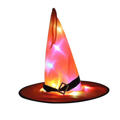 Halloween Party Decoration Props LED Glowing Witch Hat