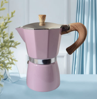 Aluminum Moka Pot Octagonal Coffee Pot Cup Aluminum Coffee Moka Pot Aluminum