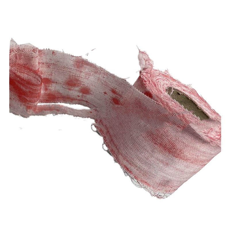Halloween Blood Cloth Strip Bandage Isolation Belt Decoration Props