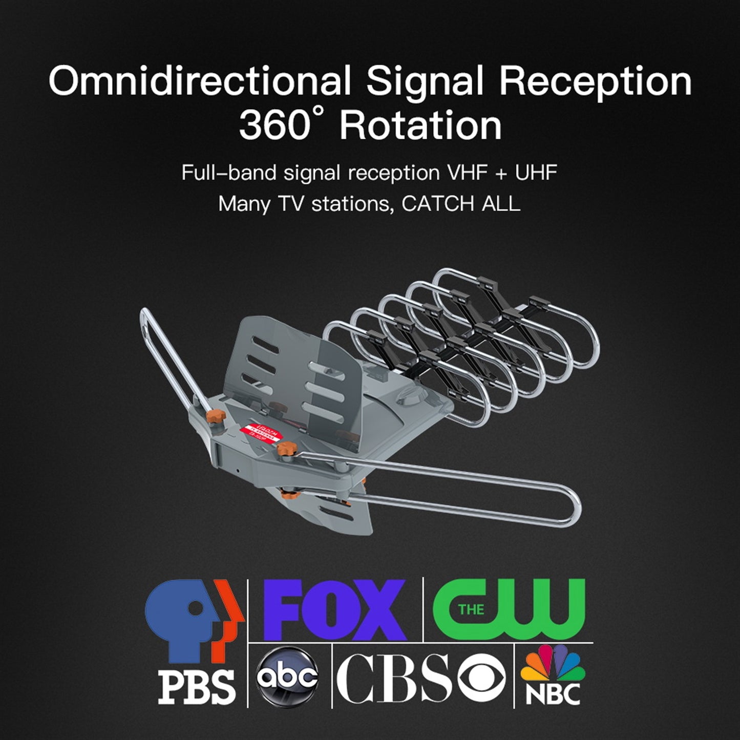 Outdoor Antenna, Without Bracket, 360 Degree Rotation Of US Spec