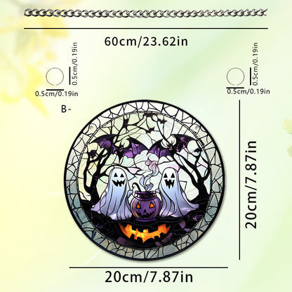 Halloween Pumpkin Ghost Hanging Decoration