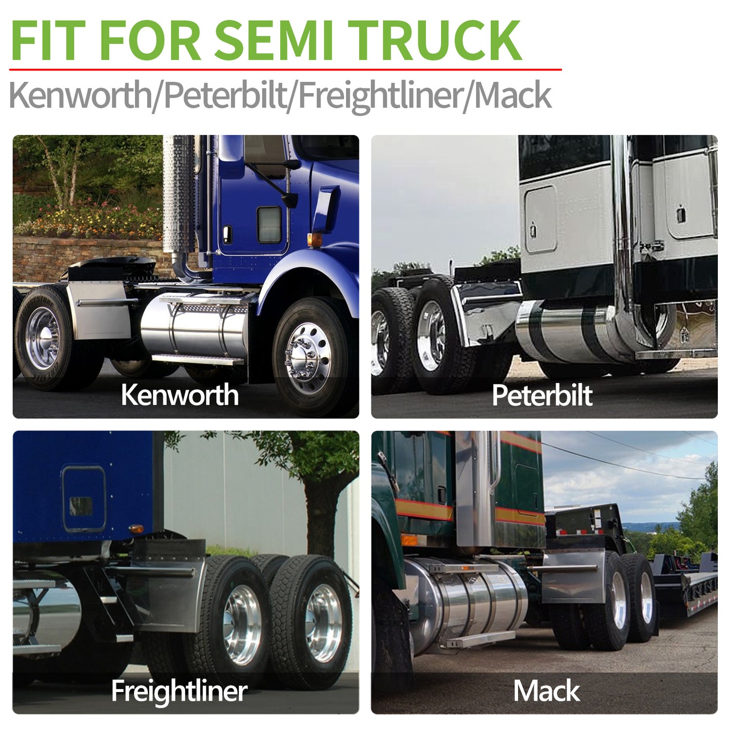 Plated Quarter Fender Cover 2 Pieces