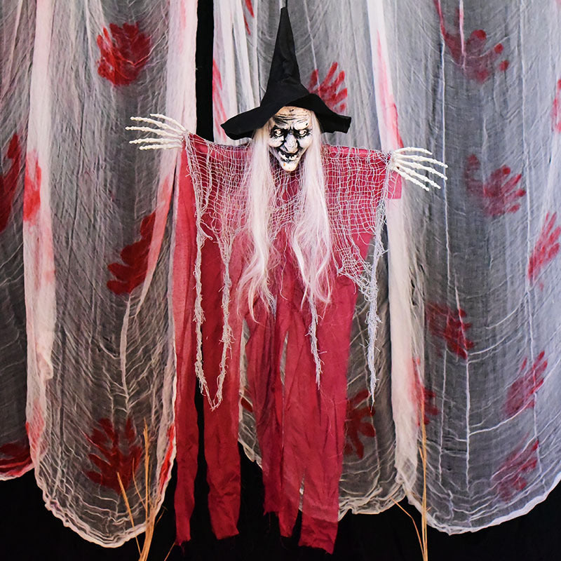 Halloween Witch Hanging Ghost Decoration Scene Decoration Props