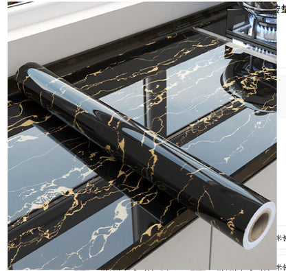 Kitchen Renovation Self-adhesive Cabinets Range Hood Thick Wallpaper