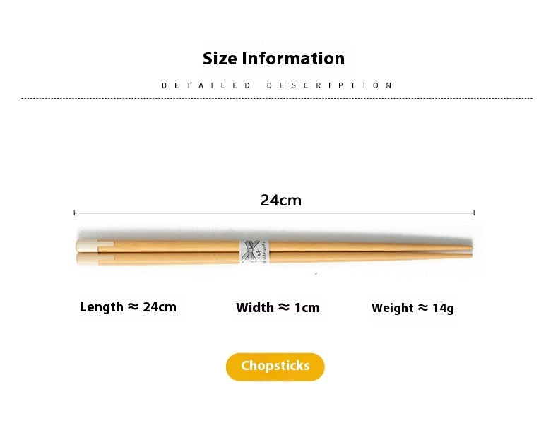 Japanese Chopsticks Mildew-proof Kitchen Tableware Appearance