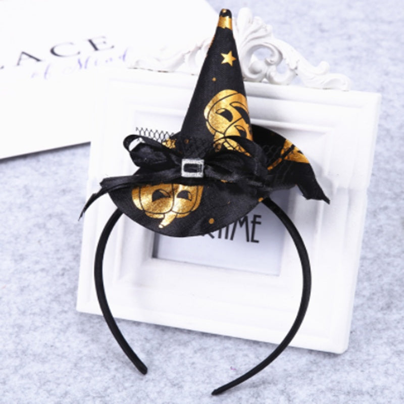 Halloween Headband Pumpkin Party Witch Hat Decoration Supplies