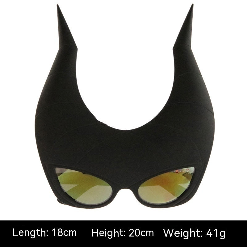 Halloween Glasses Beard Ball Party Funny Props Skull Pirate Navy Ghost Festival Dance Party Decoration