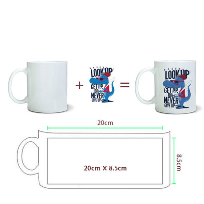 Creative Heat Transfer Coffee Ceramic Mug