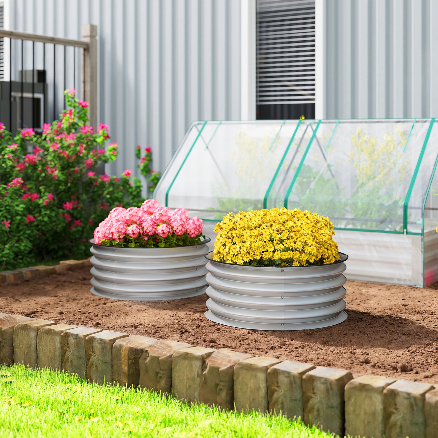Set of 2 Raised Garden Bed