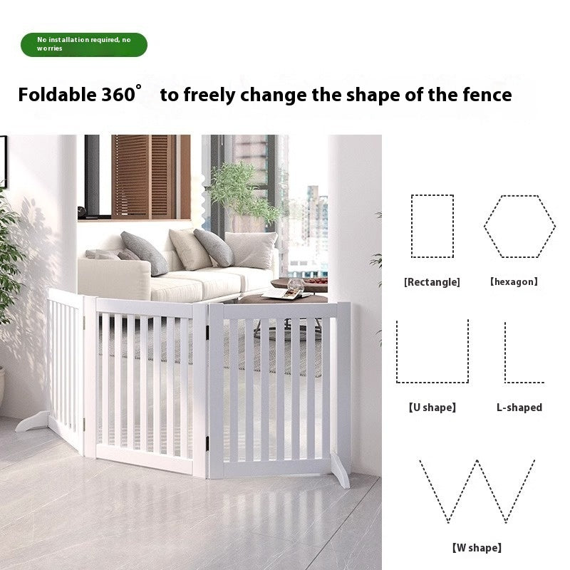 Pet Fence Decorative Protective Fence Stable And Durable Freely Foldable