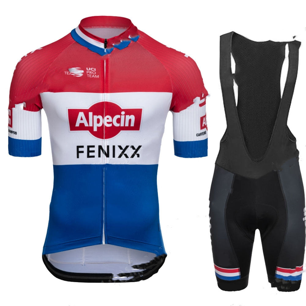 Short-sleeved Bib Cycling Jersey Suit