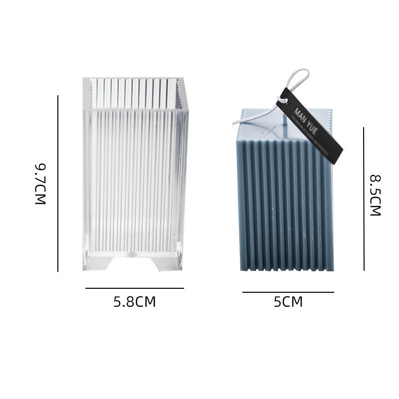 New Candle Mould Handmade Candle Mold Plastic Candle Soap 3D Mould