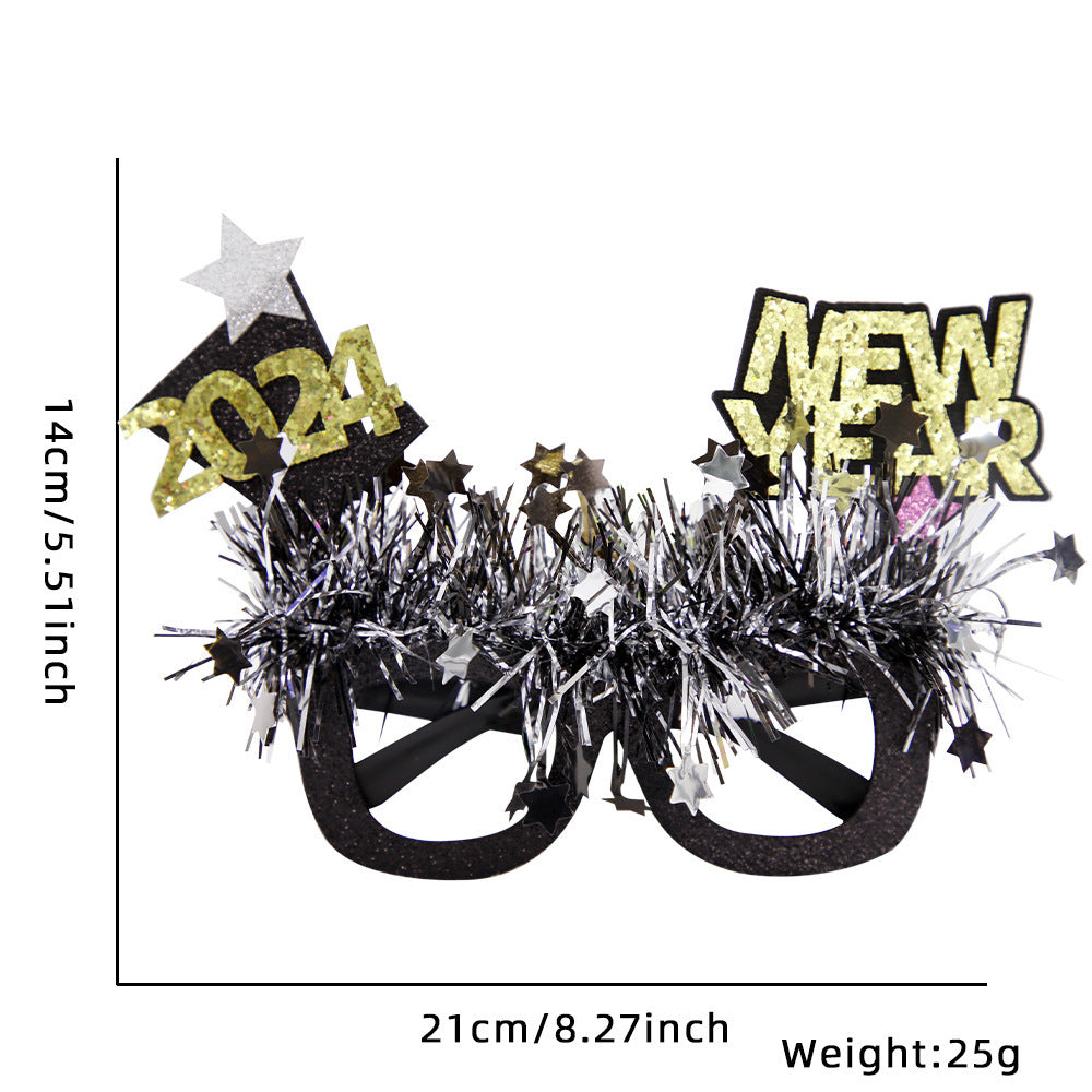 New Year Party Decoration Glasses Party Photo Props