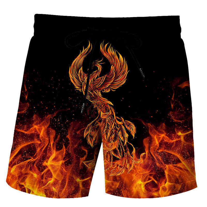3D Digital Printing Pig Head Creative Leisure Sports Shorts