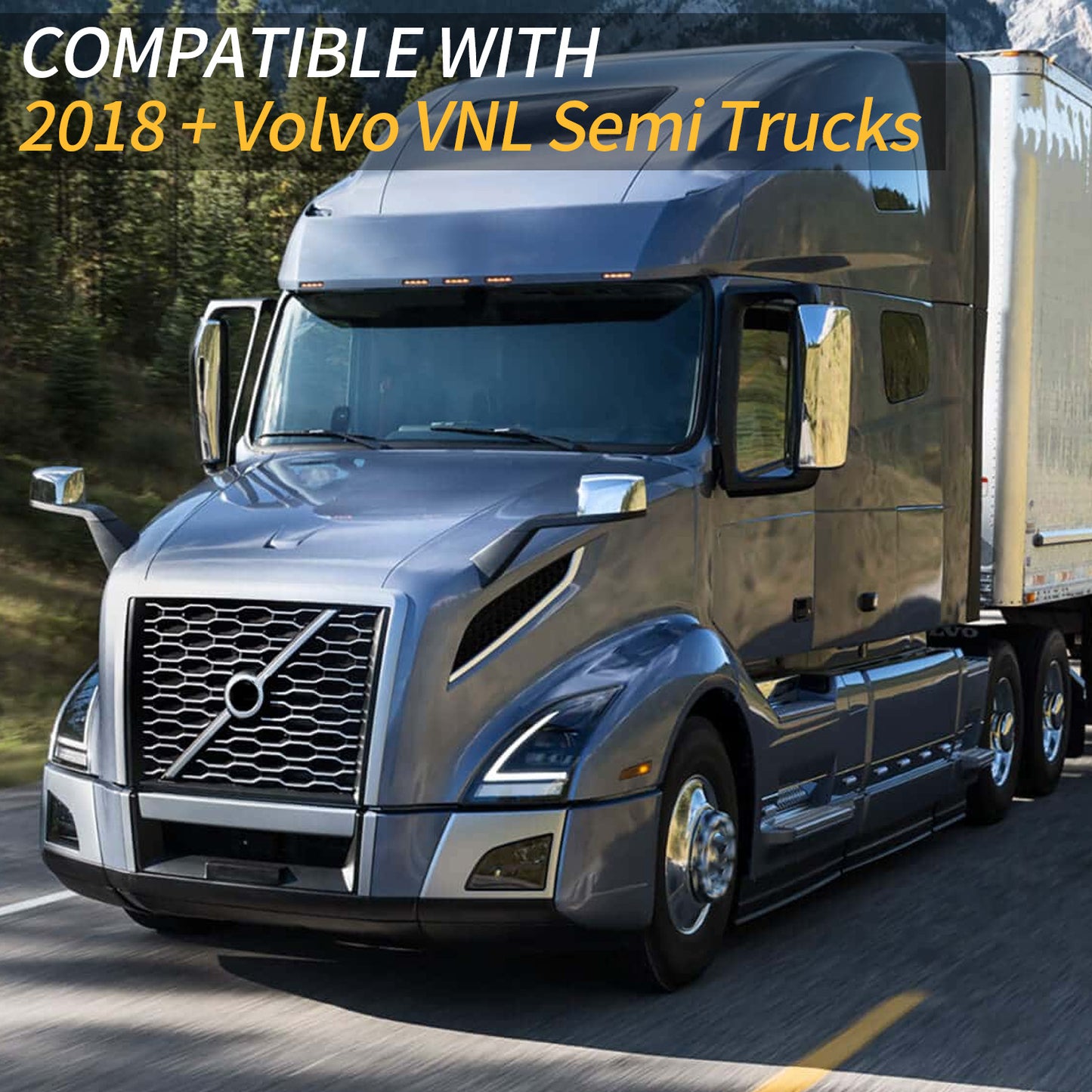 VOLVO, 2018-, VNL, China Net, US Version, Silver-gray Paint, With Insect-proof Net, Revised