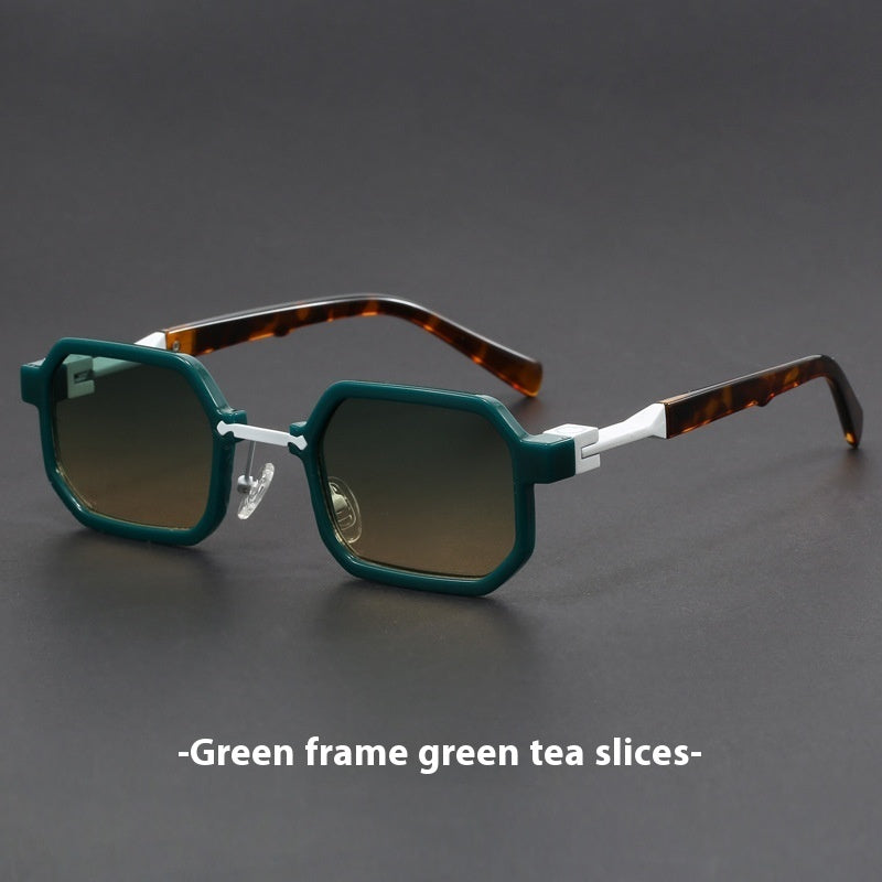 Retro Polygon Exquisite Sun Glasses Women