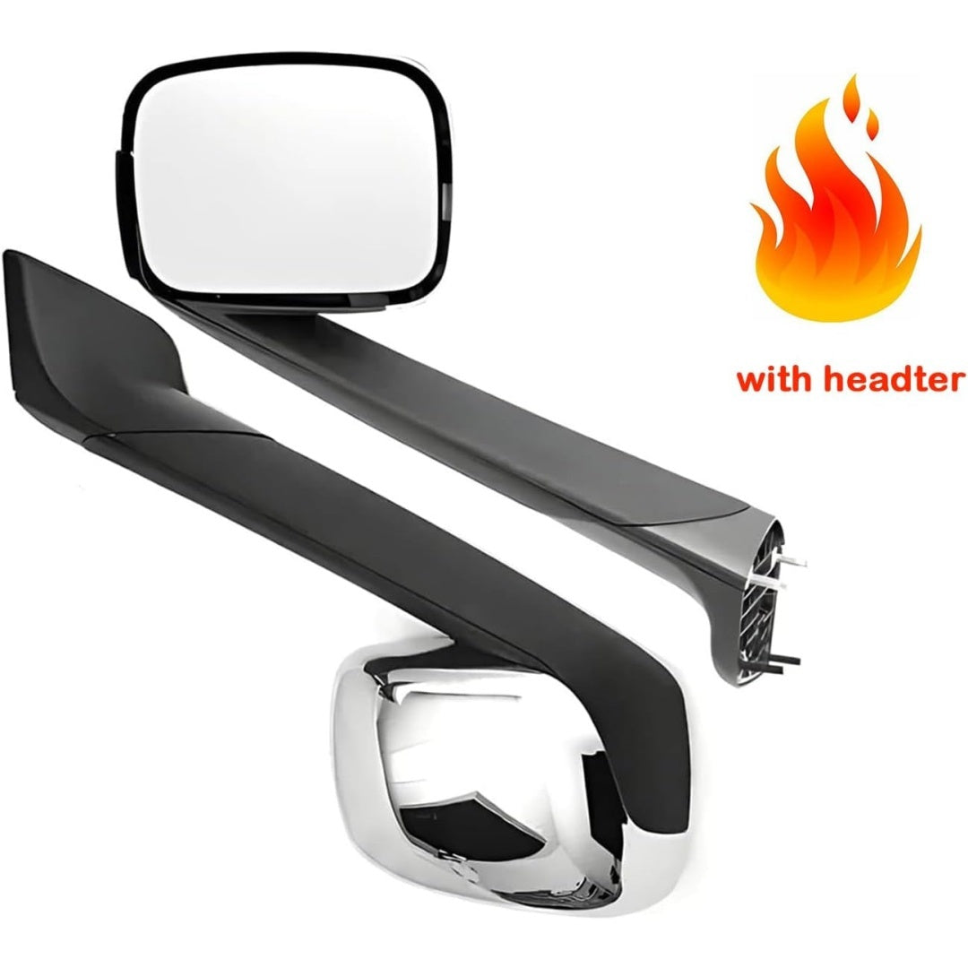 Freightliner- New Cascadia Hood Mirror Assembly Electroplated With Heating
