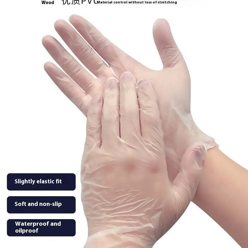 Disposable Dishwashing Gloves Female Extended Waterproof Latex