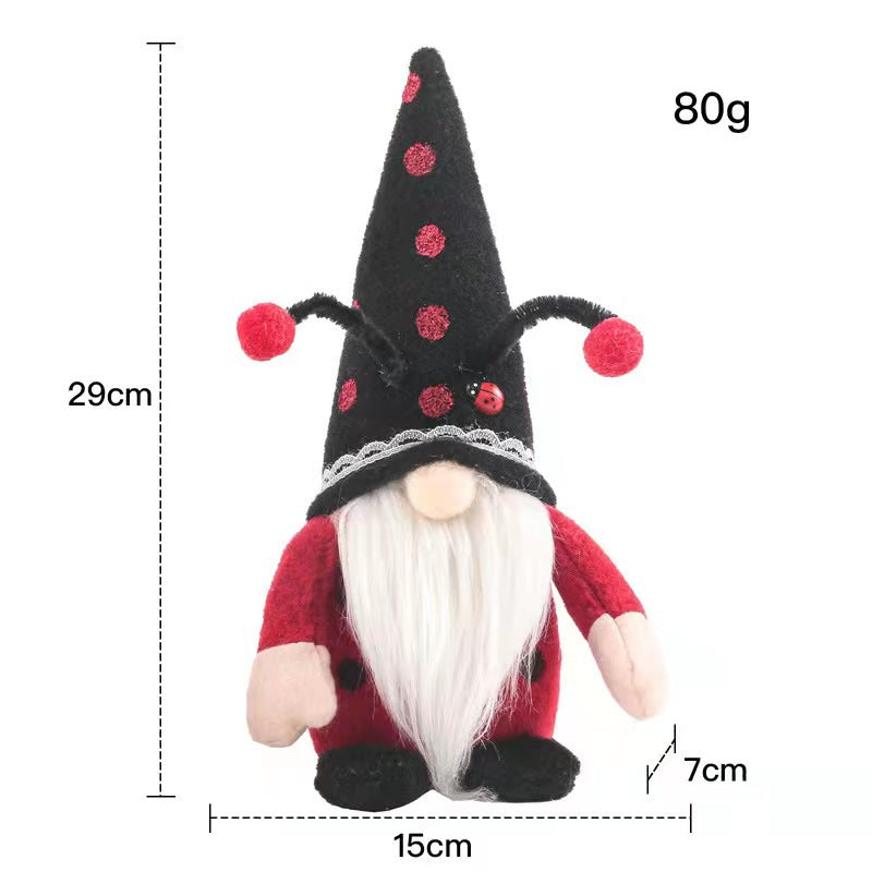 Festive Decoration Ladybug Doll Doll Ornament
