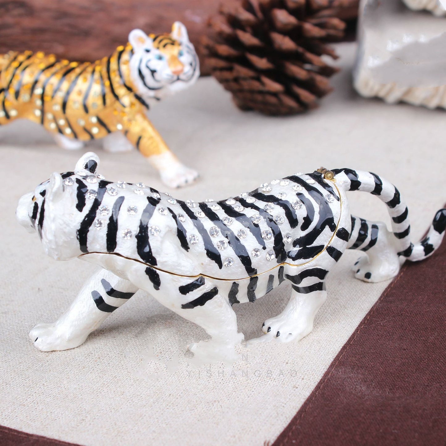 Tiger Jewelry Box Home Decoration Car Decoration