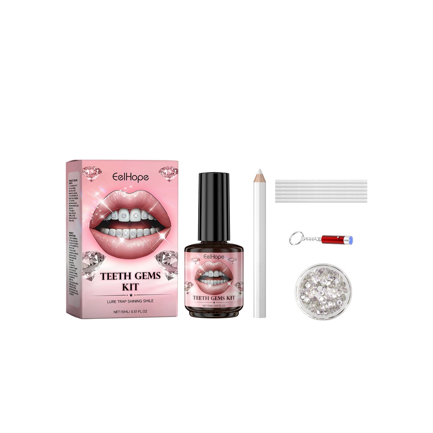 Tooth-decoration Rhinestone Create Smile DIY Decoration Suit