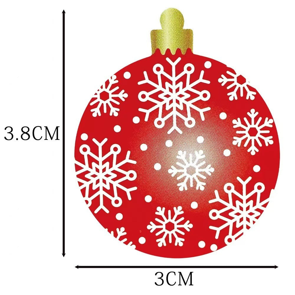 Christmas Holiday Decoration Gift Series Self-adhesive Sticker Label