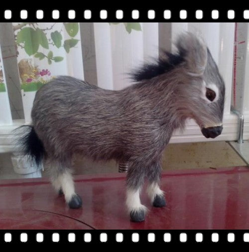 Simulation Donkey Simulation Fur Craft Ornaments